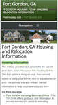 Mobile Screenshot of fortgordonhousing.com